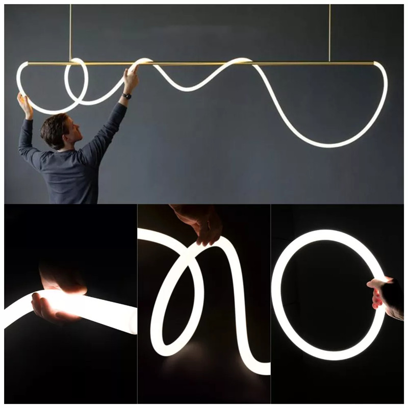 360 Degree LED Neon Flex Tube 24V IP67 Silicone Round Dimmable LED Rope  Strip Light