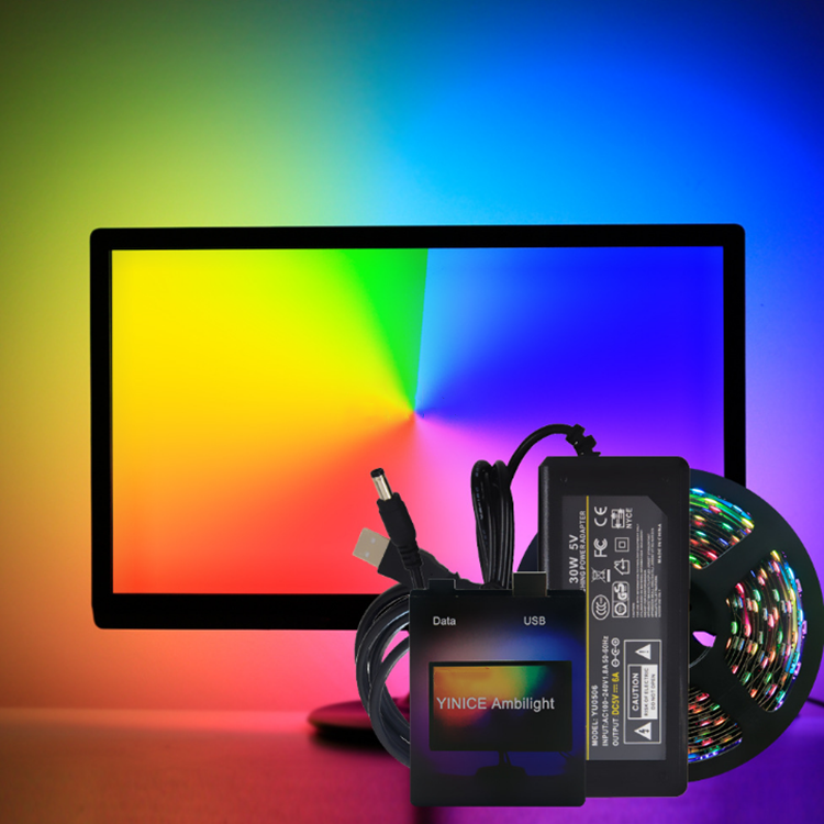Ambilight TV USB LED Streifenlicht 5050 RGB Traumfarbe ws2812b