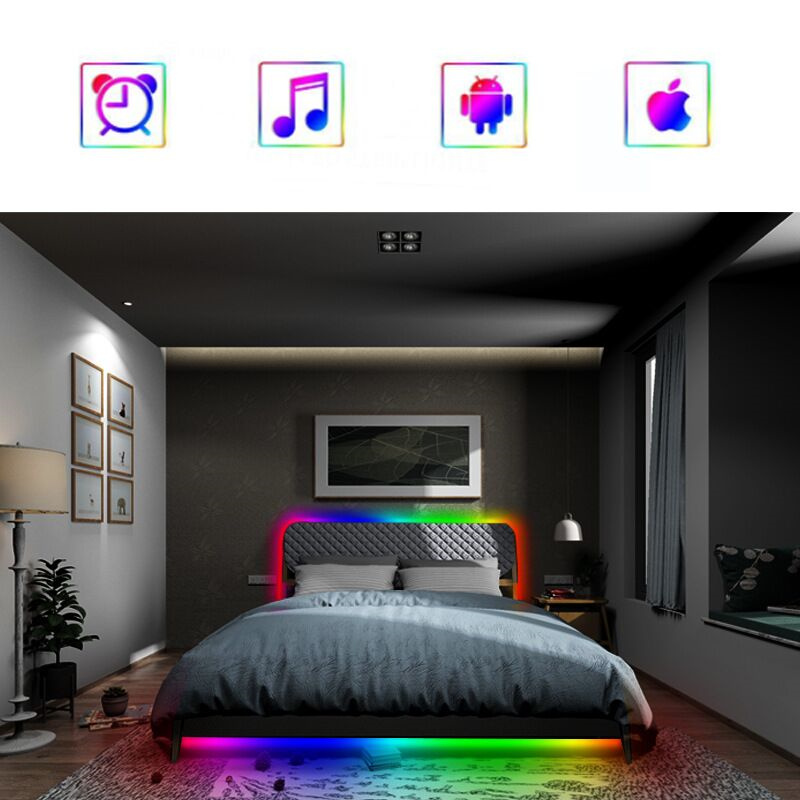 So verschönern Sie Ihr Schlafzimmer mit LED-Streifenlichtern