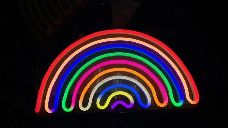 Letrero de neón Luz de modelado LED Letrero de letras luminosas Panel de  acrílico Luz decorativa de neón, 50x28cm (Color : 50x43cm) : :  Hogar y Cocina